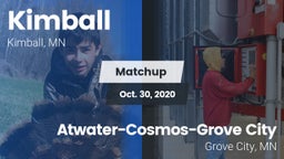 Matchup: Kimball  vs. Atwater-Cosmos-Grove City  2020