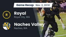 Recap: Royal  vs. Naches Valley  2018