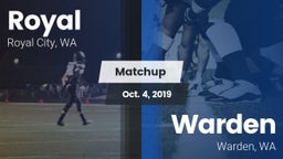 Matchup: Royal  vs. Warden  2019