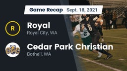 Recap: Royal  vs. Cedar Park Christian  2021