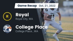 Recap: Royal  vs. College Place   2022