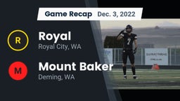 Recap: Royal  vs. Mount Baker  2022