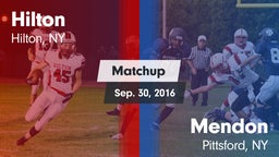 Matchup: Hilton vs. Mendon  2016