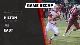 Recap: Hilton  vs. East 2016