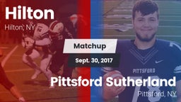 Matchup: Hilton vs. Pittsford Sutherland 2017
