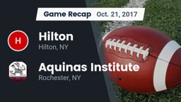 Recap: Hilton  vs. Aquinas Institute  2017
