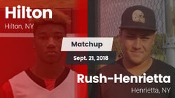 Matchup: Hilton vs. Rush-Henrietta  2018