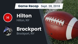 Recap: Hilton  vs. Brockport  2018