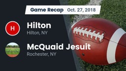 Recap: Hilton  vs. McQuaid Jesuit  2018