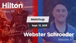 Matchup: Hilton vs. Webster Schroeder  2019