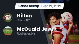 Recap: Hilton  vs. McQuaid Jesuit  2019