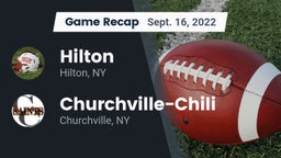 Recap: Hilton  vs. Churchville-Chili  2022