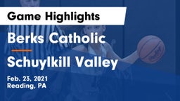 Berks Catholic  vs Schuylkill Valley  Game Highlights - Feb. 23, 2021