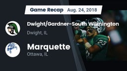 Recap: Dwight/Gardner-South Wilmington  vs. Marquette  2018