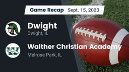 Recap: Dwight  vs. Walther Christian Academy 2023