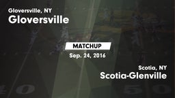 Matchup: Gloversville vs. Scotia-Glenville  2016