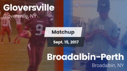 Matchup: Gloversville vs. Broadalbin-Perth  2017