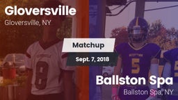 Matchup: Gloversville vs. Ballston Spa  2018