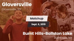 Matchup: Gloversville vs. Burnt Hills-Ballston Lake  2019