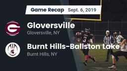 Recap: Gloversville  vs. Burnt Hills-Ballston Lake  2019