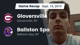 Recap: Gloversville  vs. Ballston Spa  2019