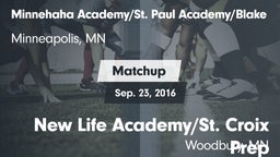 Matchup: Minnehaha Academy vs. New Life Academy/St. Croix Prep  2016