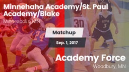 Matchup: Minnehaha Academy vs. Academy Force 2017