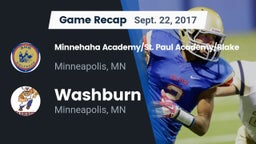 Recap: Minnehaha Academy/St. Paul Academy/Blake  vs. Washburn  2017