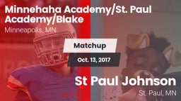Matchup: Minnehaha Academy vs. St Paul Johnson  2017