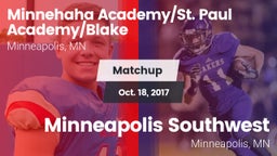 Matchup: Minnehaha Academy vs. Minneapolis Southwest  2017