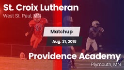 Matchup: St. Croix Lutheran vs. Providence Academy 2018