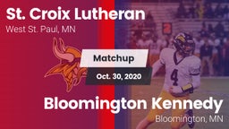Matchup: St. Croix Lutheran vs. Bloomington Kennedy  2020