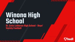 St. Croix Lutheran football highlights Winona High School