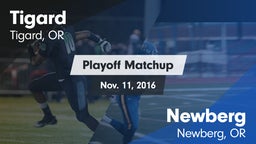 Matchup: Tigard  vs. Newberg  2016