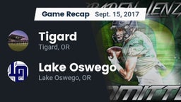 Recap: Tigard  vs. Lake Oswego  2017