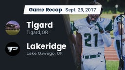 Recap: Tigard  vs. Lakeridge  2017