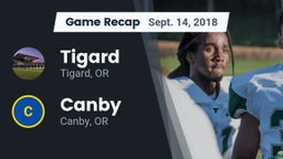Recap: Tigard  vs. Canby  2018