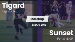 Matchup: Tigard  vs. Sunset  2019