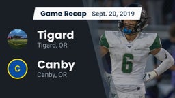 Recap: Tigard  vs. Canby  2019
