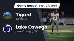 Recap: Tigard  vs. Lake Oswego  2019