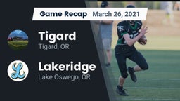 Recap: Tigard  vs. Lakeridge  2021