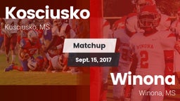 Matchup: Kosciusko High vs. Winona  2017