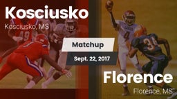 Matchup: Kosciusko High vs. Florence  2017