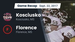 Recap: Kosciusko  vs. Florence  2017
