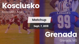 Matchup: Kosciusko High vs. Grenada  2018
