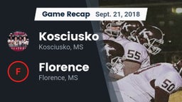 Recap: Kosciusko  vs. Florence  2018
