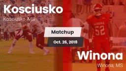 Matchup: Kosciusko High vs. Winona  2018