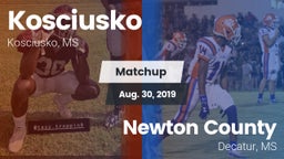 Matchup: Kosciusko High vs. Newton County  2019