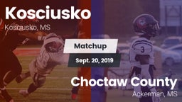 Matchup: Kosciusko High vs. Choctaw County  2019