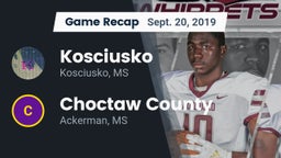 Recap: Kosciusko  vs. Choctaw County  2019